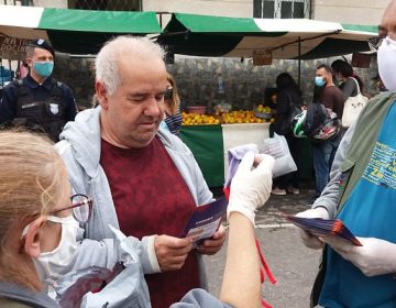 Comboio de prevenção contra o Coronavírus realiza serviços na Feira do Mariano Procópio