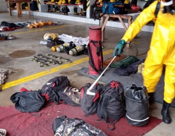 Demlurb descontamina unidade do Corpo de Bombeiros após seis militares serem diagnosticados com Coronavírus