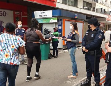 Rua Marechal Deodoro recebe ação de enfrentamento ao coronavírus