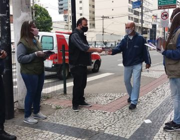 Ação de enfrentamento ao coronavírus promove nova abordagem de pedestres