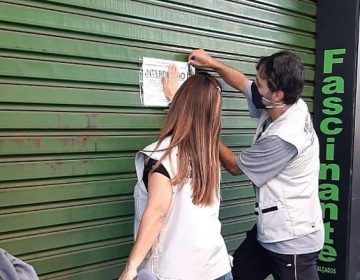 Sapataria e loja de utilidades domésticas são interditadas nesta quarta-feira
