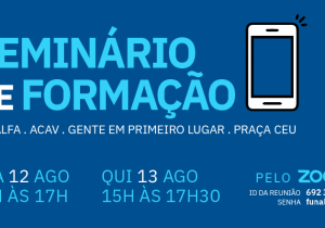 Funalfa promove seminário virtual de formação para colaboradores