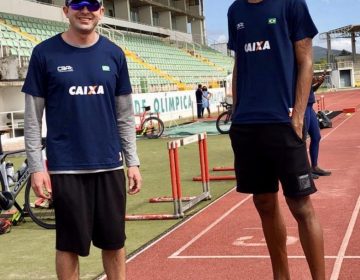 Paulo André e Alison dos Santos completam uma semana de treinos em Rio Maior visando retomada