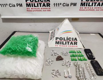 PM apreende grande quantidade de drogas em Visconde do Rio Branco