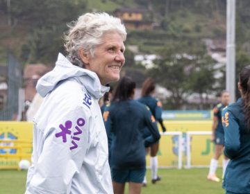 Técnica Pia Sundhage comanda primeiro treino da Seleção Feminina na Granja Comary