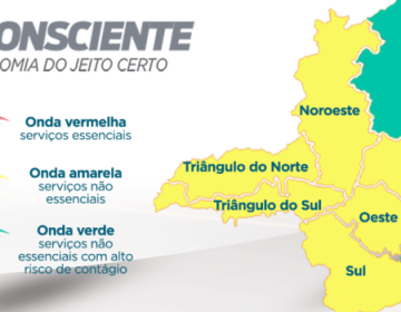 Quatro macrorregiões mineiras estão na onda verde do plano Minas Consciente