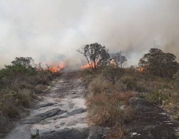 Incêndio é registrado em Ibitipoca