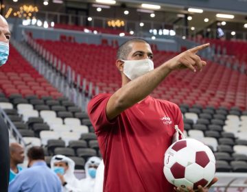 Presidente da FIFA elogia andamento das obras dos estádios da Copa 2022