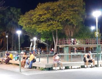 Prefeitura instala nova iluminação a LED na Praça de Benfica