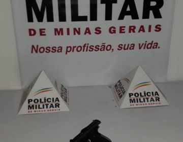 Indivíduo é preso por porte ilegal de arma de fogo no Bairro Santa Rita