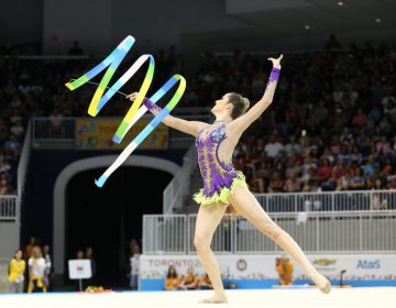 Natália Gaudio tem nova coreografia de fita feita por head coach da Federação do Azerbaijão