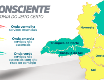 Vale do Aço e Sudeste regridem e estado passa a ter seis regiões na onda vermelha do Minas Consciente