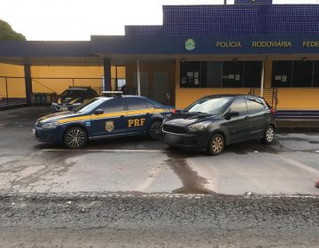 PRF recupera veículo furtado, com placas de Belo Horizonte, durante operação na BR-040