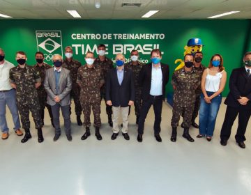 COB recebe lideranças do desporto militar no Centro de Treinamento Time Brasil