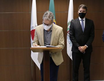 Romeu Zema participa de cerimônia de posse administrativa do novo procurador-geral de Justiça