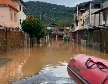 Município tem pontos de alagamento e outros danos pela chuva