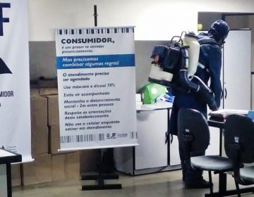 Guarda Municipal realiza descontaminação na sede do Procon