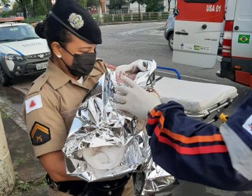 Policiais Militares ajudam mulher em trabalho de parto na Região Central