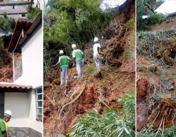 Empav finaliza trabalhos em barranco no Bairro Santa Helena