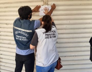 Fiscalização pela Vida interdita estabelecimento no centro