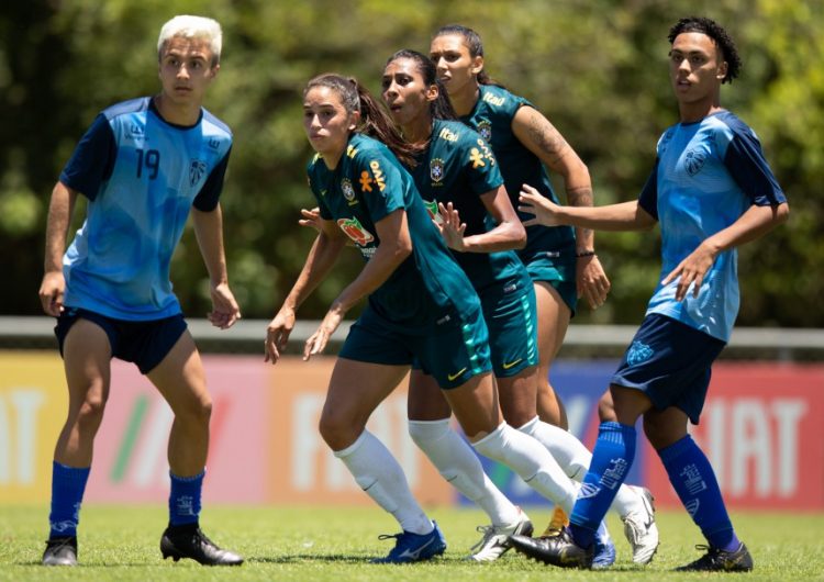 Seleção Brasileira faz jogos-treinos contra Grêmio Feminino e Cruzeiro-RS Masculino Sub-16