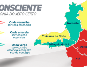 Sul volta para onda vermelha e agora são dez as regiões na fase mais restritiva do Minas Consciente