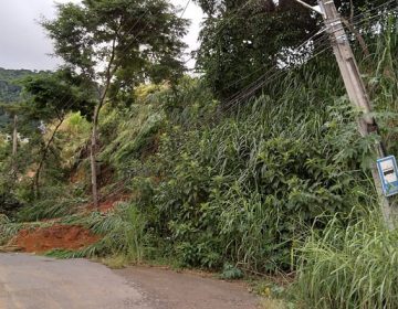 Deslizamento expõe rede de água e Terras Altas fica desabastecido nesta quarta-feira, 10