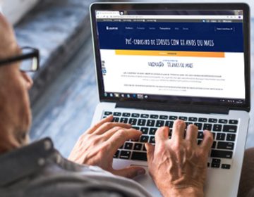 Idosos de 88 e 89 devem realizar o pré-cadastro para imunização contra a Covid-19