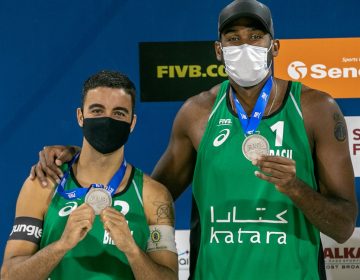 Duplas brasileiras conquistam prata e bronze na etapa de Doha do circuito mundial