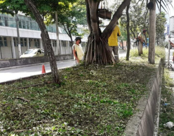Empav realiza limpeza em diferentes pontos da cidade