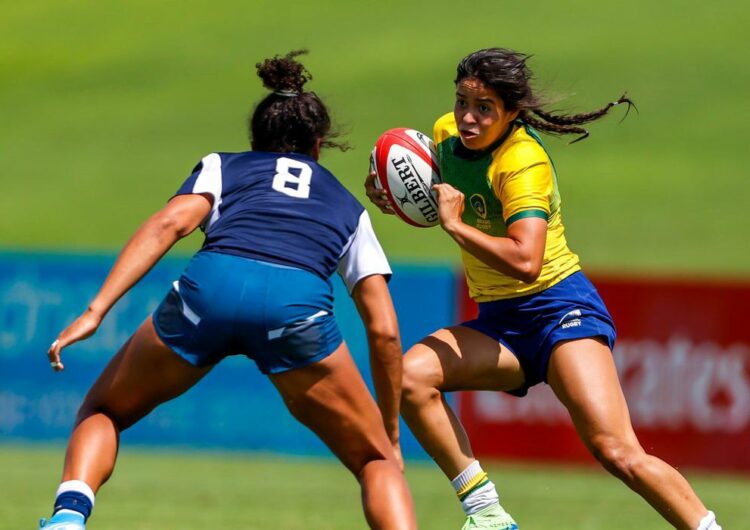 Seleção feminina de rugby encerra 1º dia em Dubai na quarta posição