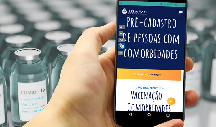 Pré-cadastro para pessoas com comorbidades com idades entre 50 e 54 anos é iniciado pela PJF