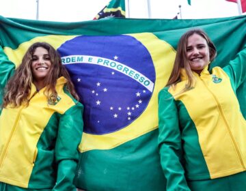 Martine e Kahena faturam bronze em campeonato de vela em Cascais