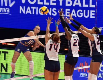 Brasil garante segunda vitória na Liga das Nações de vôlei feminino