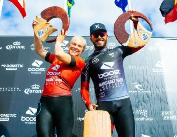 Brasil domina o topo do pódio do surfe em Margaret River, na Austrália