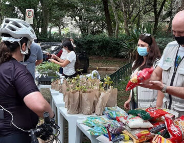 Cerca de 130 quilos de alimentos foram arrecadados pela PJF no Dia do Meio Ambiente