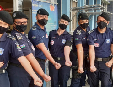 Hemominas recebe doação de sangue da Guarda Municipal