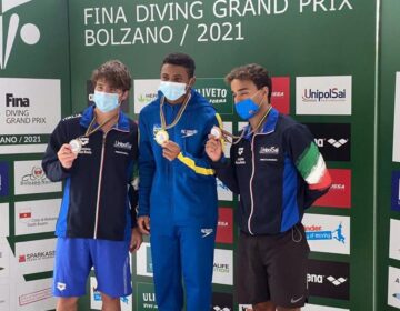 Isaac Souza conquista o ouro na etapa da Bolsano do GP de saltos ornamentais