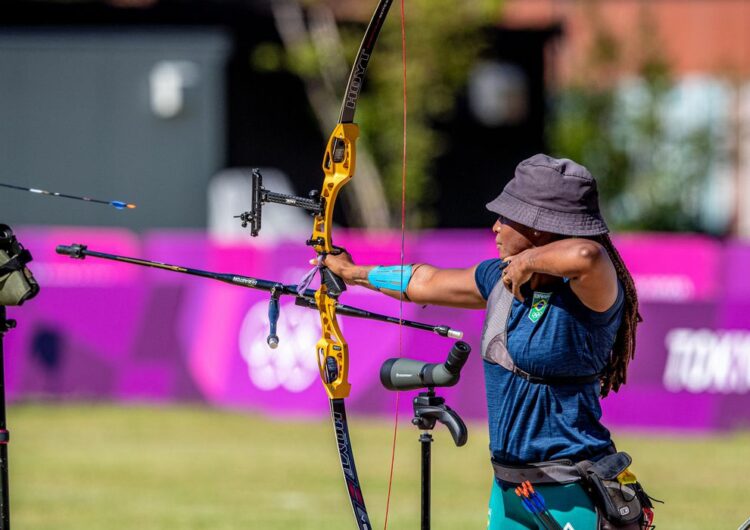 Olimpíada: Ane Marcelle se classifica como 33ª no tiro com arco