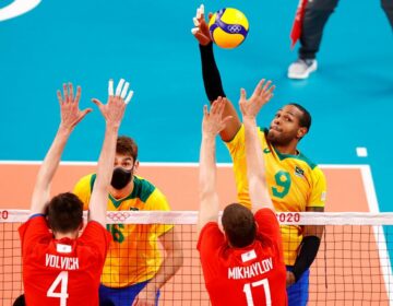 Brasil perde para o Comitê Russo no vôlei masculino