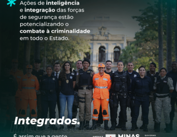 Criminalidade violenta cai 24% em Minas Gerais no primeiro semestre do ano