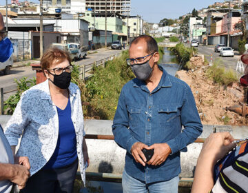 Prefeita visita obras de infraestrutura em Juiz de Fora