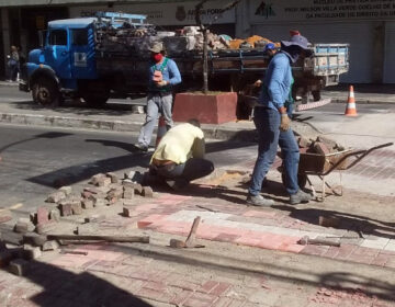 Secretaria de Mobilidade Urbana realiza manutenção dos traffics calming da cidade