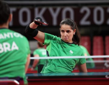 Seleção de tênis de mesa testa a arena oficial dos Jogos e conhece primeiros rivais