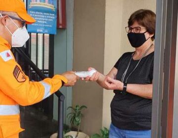 Campanha educativa distribui um milhão de máscaras em quatro meses