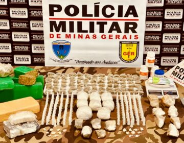 Polícia Militar apreende materiais relacionados ao tráfico de drogas no bairro JK