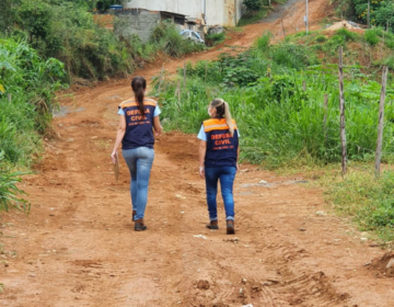 Defesa Civil realiza mapeamento de área de risco no Bairro de Lourdes