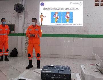 Corpo de Bombeiros participa do segundo encontro do Nupdec em Santa Luzia