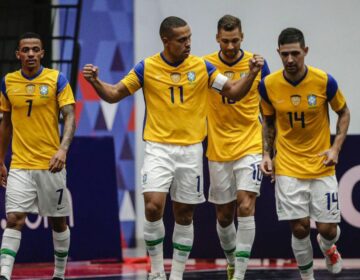 Brasil bate Chile e vira líder da chave A da Copa América de Futsal