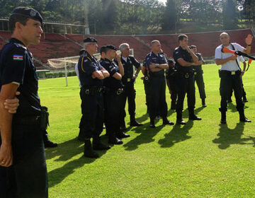 Guarda Municipal de Juiz de Fora treina agentes de São João Del Rei para uso de equipamentos